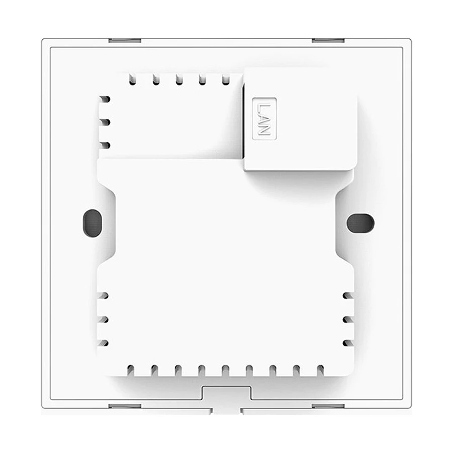 Tenda W12 AC1200 Mbps Wireless Dual Band Gigabit White In-Wall Access Point - Image 2